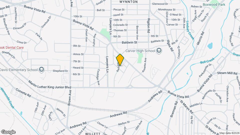 2705 Willow St Map and Location Details