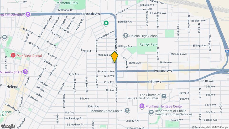 730 N Montana Ave Map and Location Details