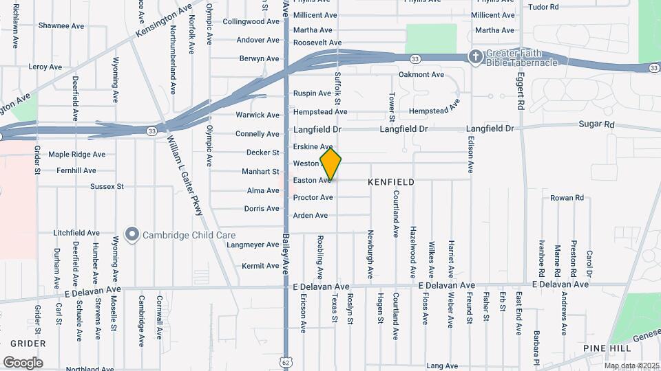 73 Easton Ave Map and Location Details