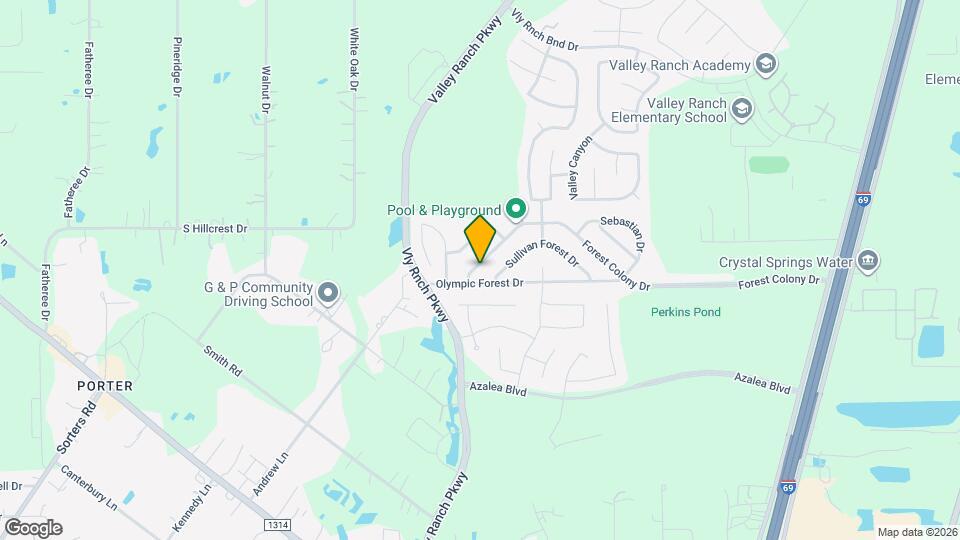 21406 Forest Colony Dr Map and Location Details