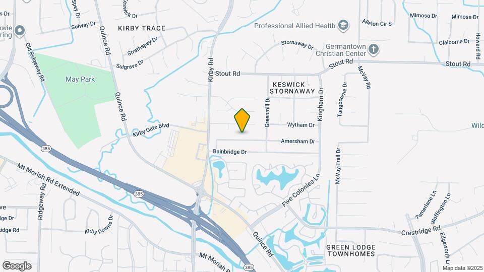 6704 Amersham Dr Map and Location Details