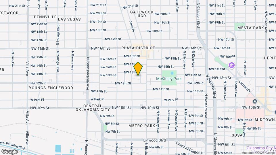 1319 N Gatewood Ave-Unit -6 Map and Location Details