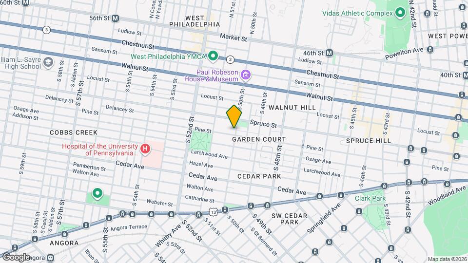 5003 Pine St Map and Location Details