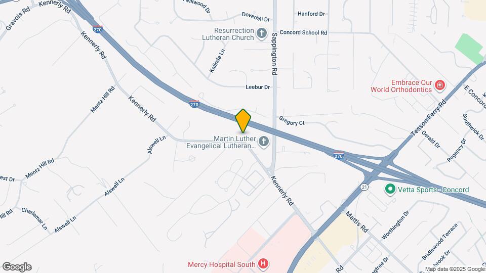 10275 Kennerly Rd Map and Location Details