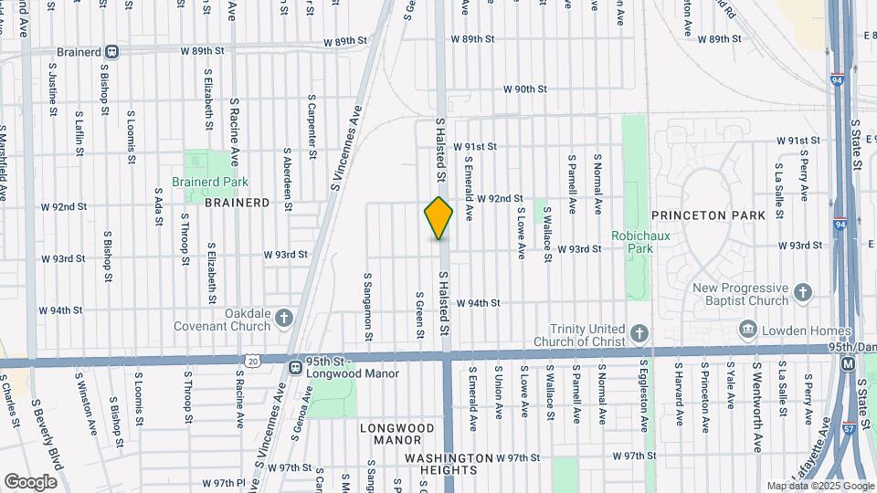 9252 S Halsted St Map and Location Details