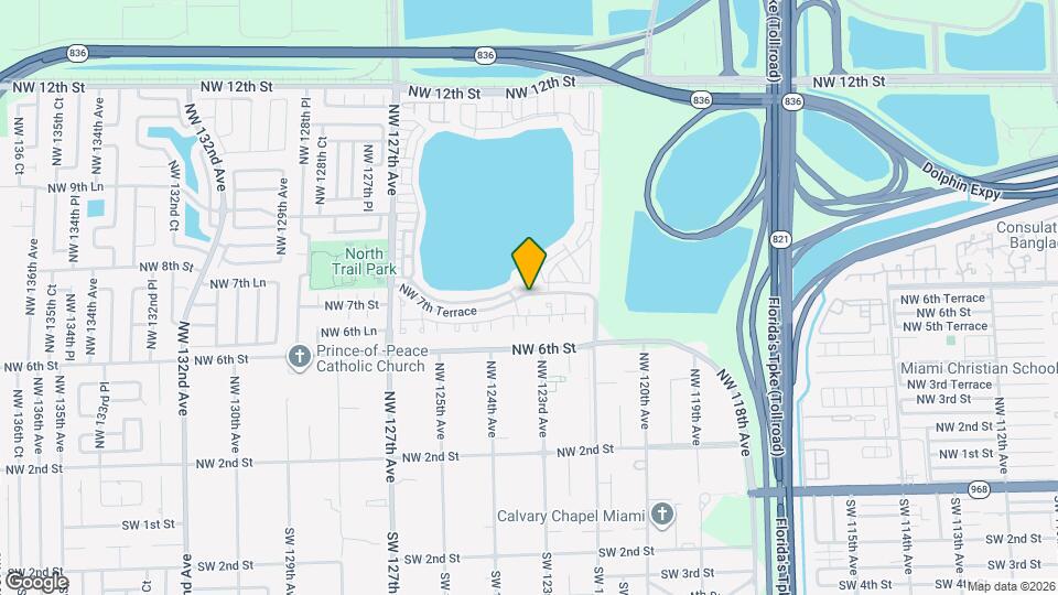 730 NW 123rd Ave Map and Location Details