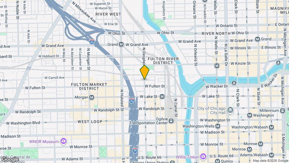 320 N Desplaines St Map and Location Details