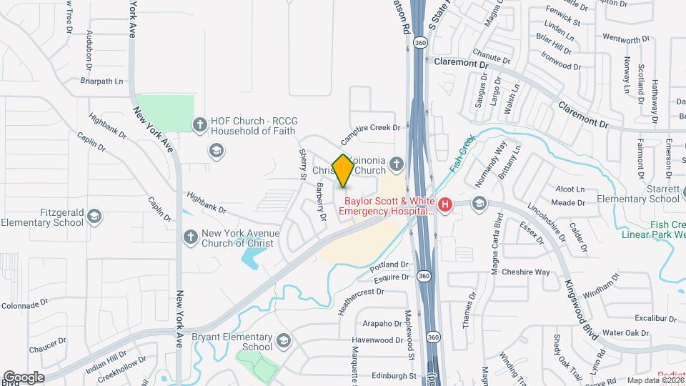 5204 Sherburne Dr Map and Location Details