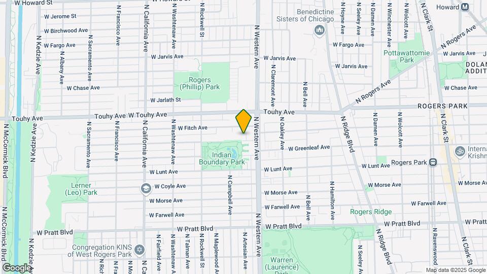 2424 W Estes Ave Map and Location Details