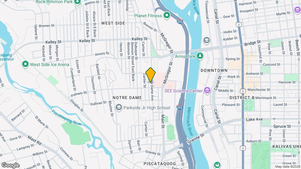 276 Notre Dame Ave Map and Location Details