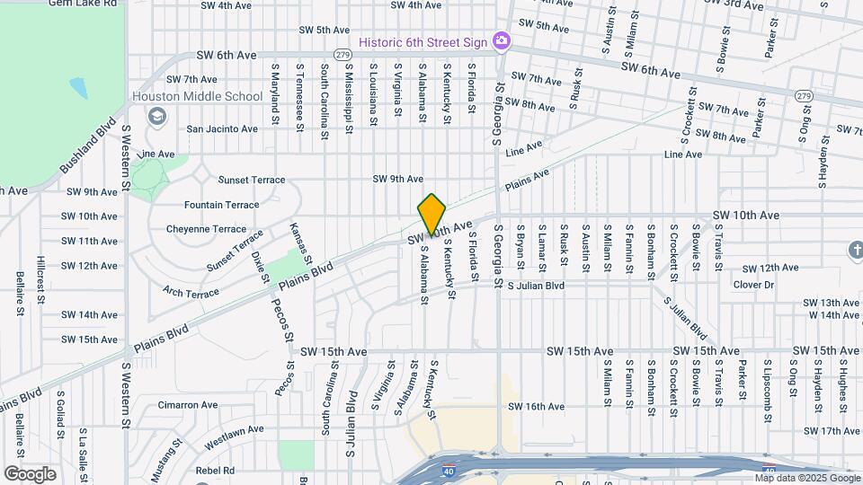 1003 S Alabama St Map and Location Details