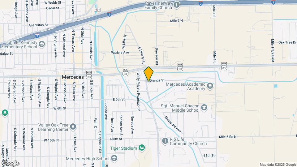 303 Mistletoe Ave, Unit B Map and Location Details