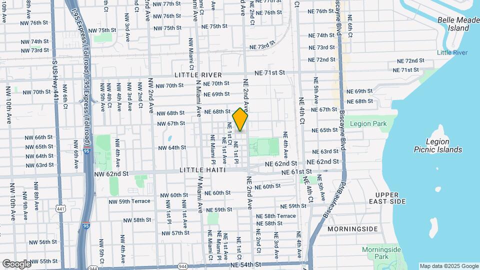 6430 NE 1st Pl Map and Location Details