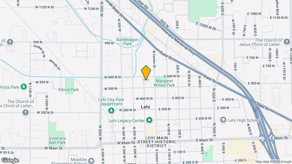 540 N 100 W St Map and Location Details
