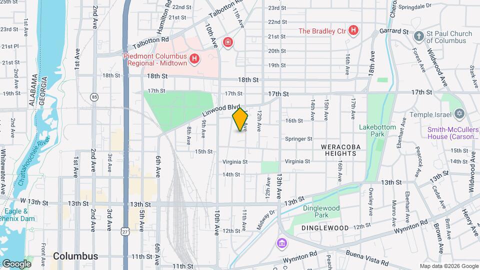 1527 11th Ave Map and Location Details
