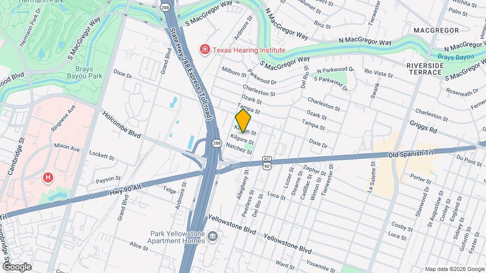 3327 Kilgore St Map and Location Details
