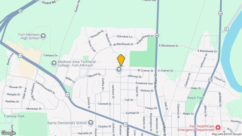 916 Monroe St Map and Location Details