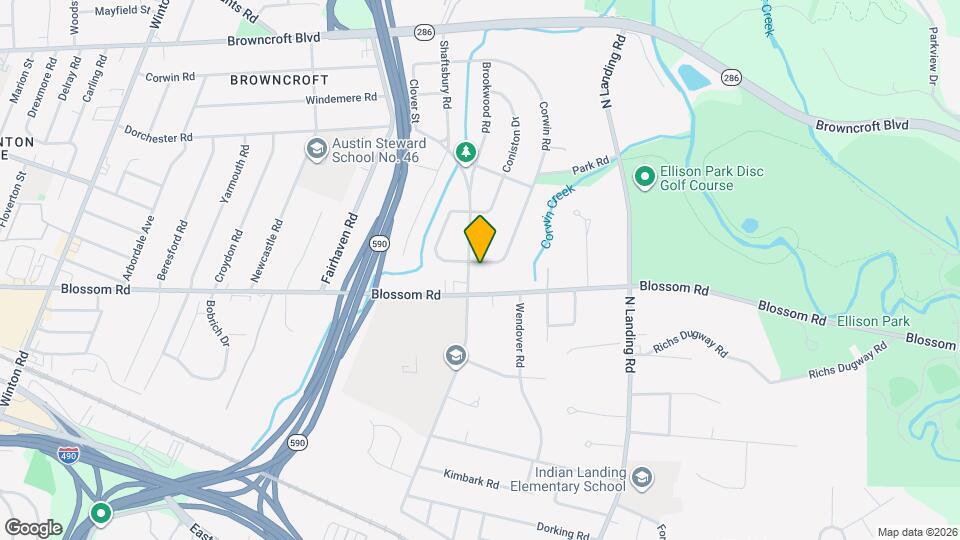 940 Corwin Rd Map and Location Details