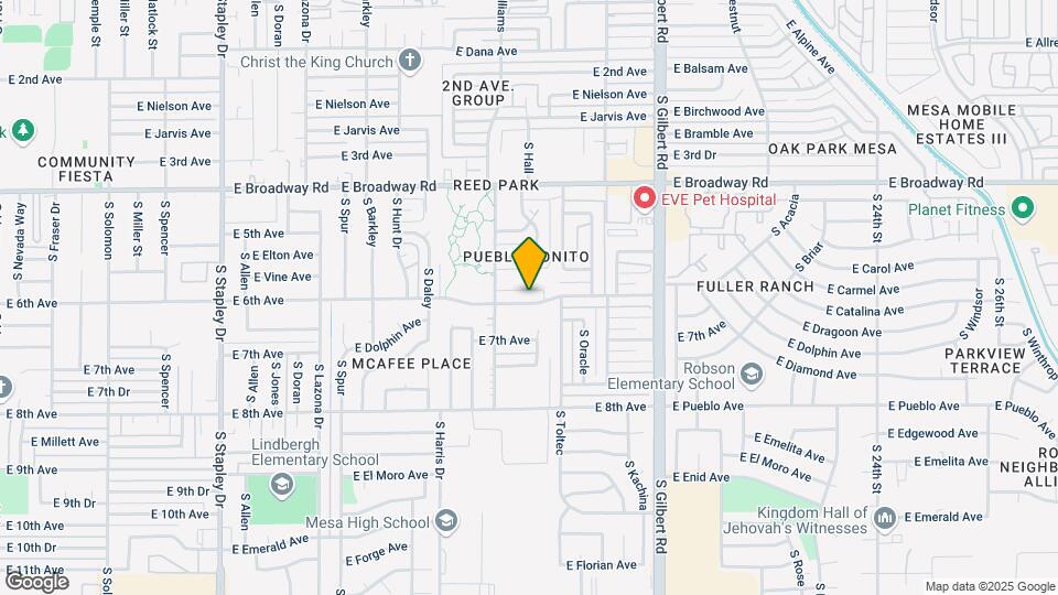 1742 E 6th Ave Map and Location Details