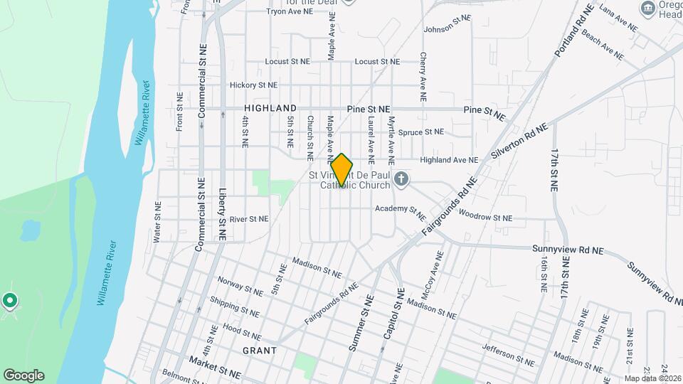 2067 Hazel Ave NE Map and Location Details