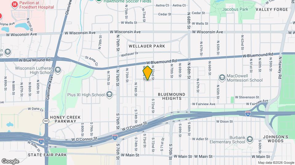 222 N 73rd St Mapa y Detalles de la Ubicación