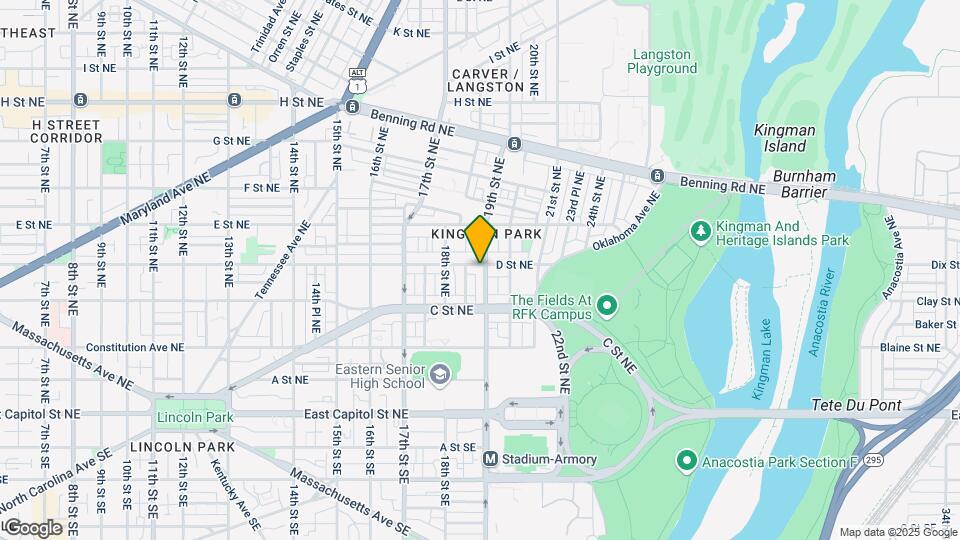 1839 D St NE Mapa y Detalles de la Ubicación
