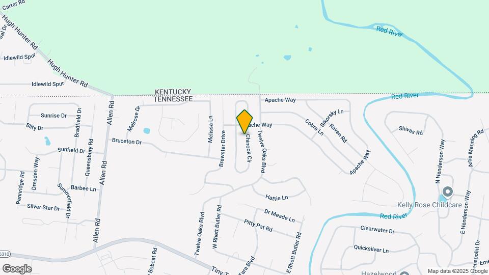 1116 Chinook Cir Map and Location Details