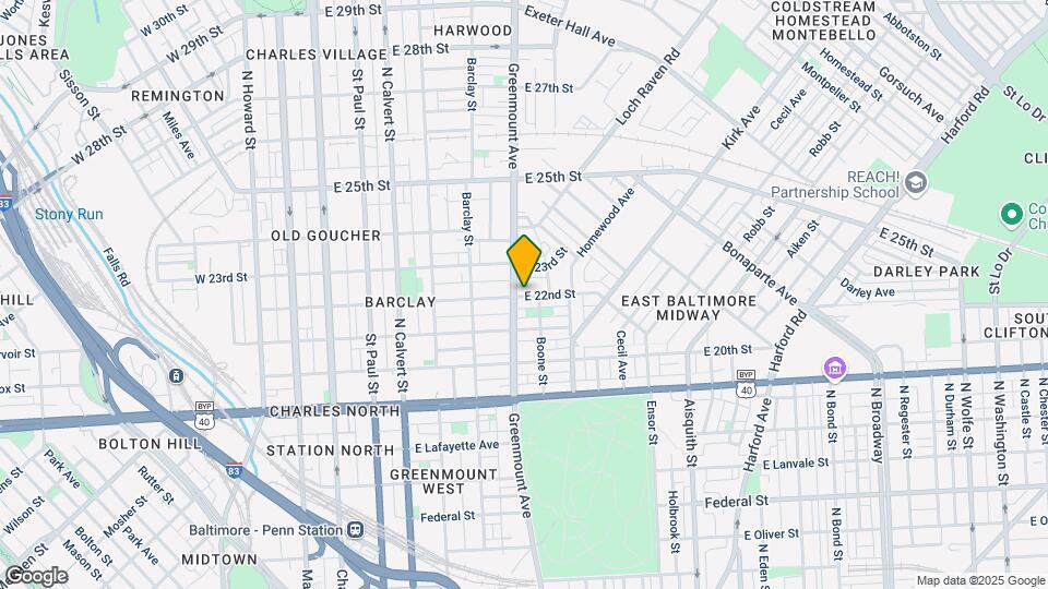510 E 22nd St Map and Location Details