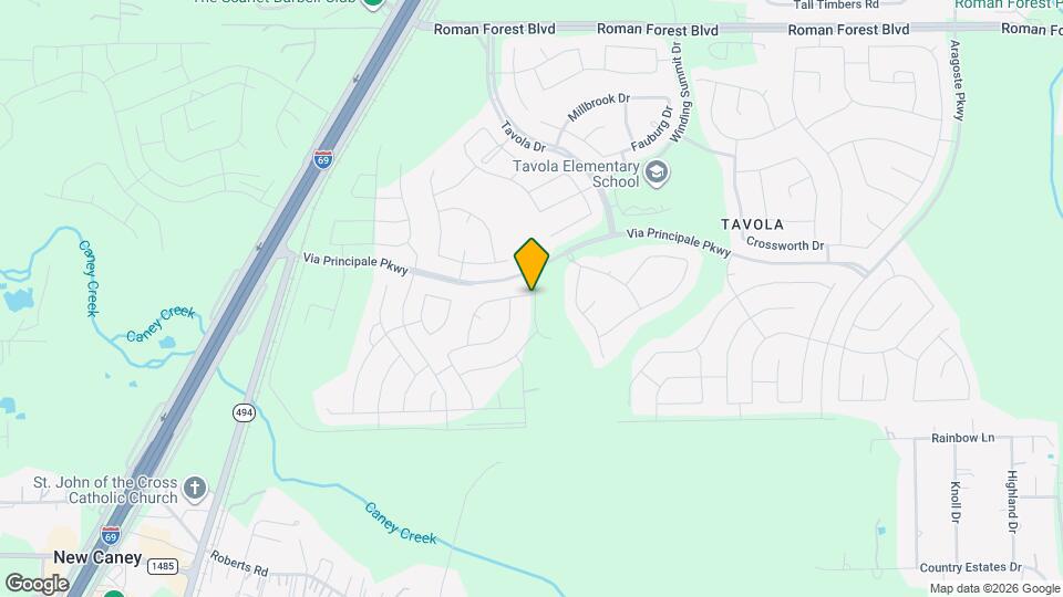 18916 Caney Frst Dr Map and Location Details