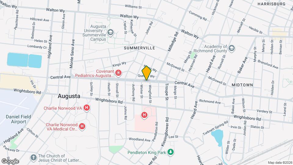 2234 Central Ave, Unit C Map and Location Details