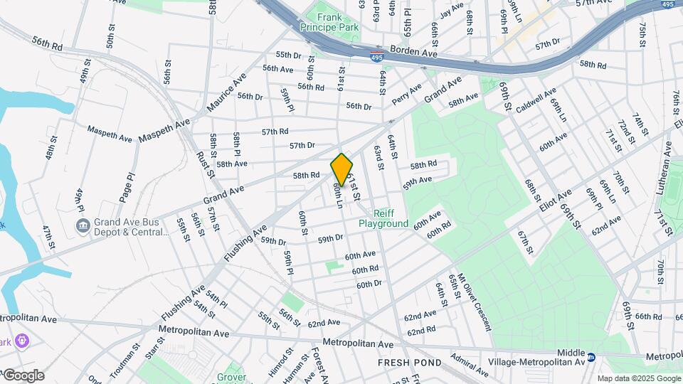 58-31 60th Ln Mapa y Detalles de la Ubicación