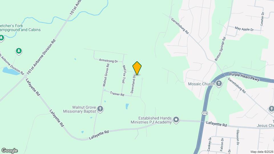 1863 Deerstand Dr Map and Location Details