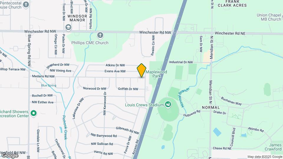 2103 Medaris Rd NW Map and Location Details
