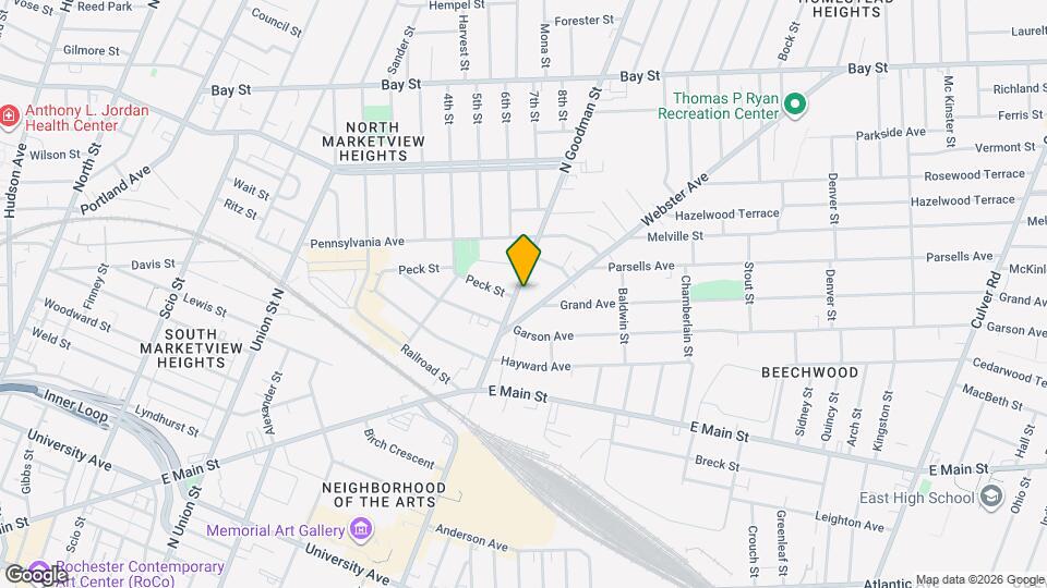 588 N Goodman St, Unit 1 Map and Location Details