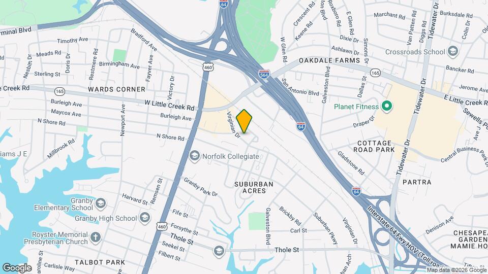 7524 Virginian Dr Mapa y Detalles de la Ubicación