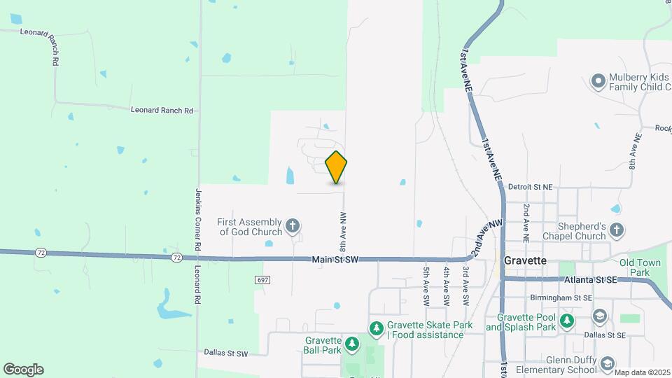 802 Baker St NW Map and Location Details