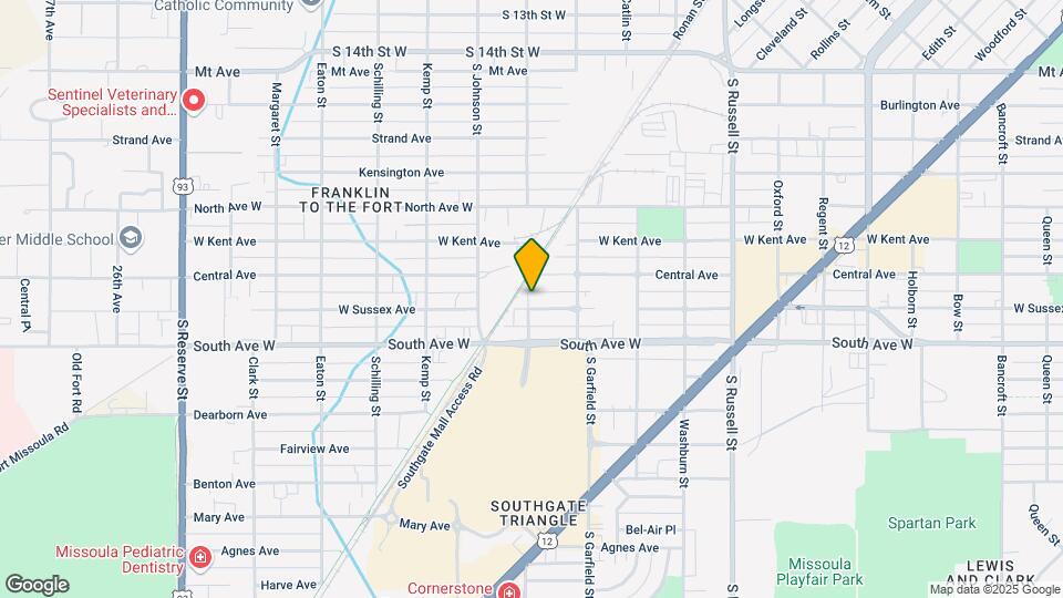 1860 W Sussex Ave, Unit West Sussex Mapa y Detalles de la Ubicación