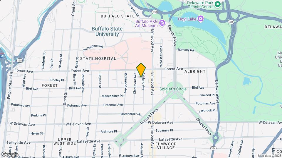 806 Ashland Ave, Unit 2 Map and Location Details