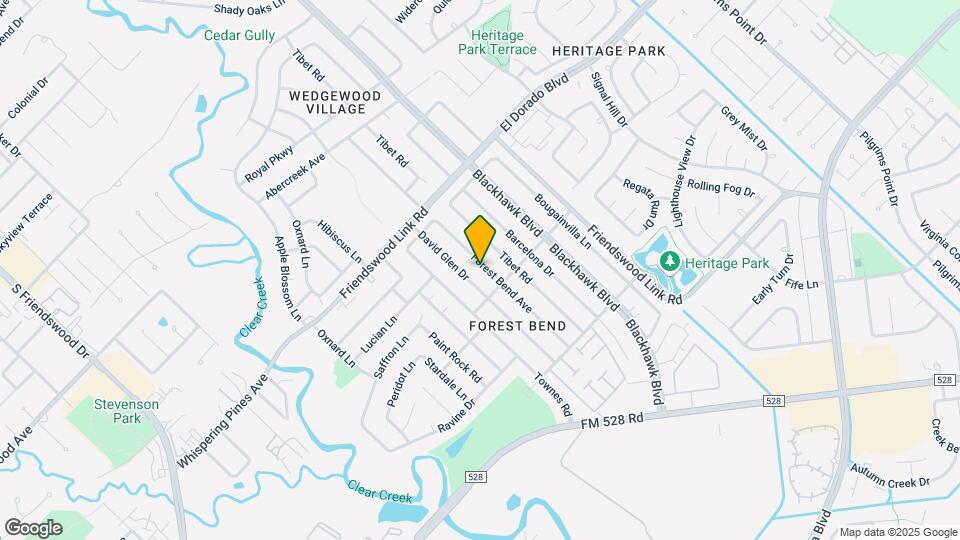 16718 Forest Bend Ave Map and Location Details