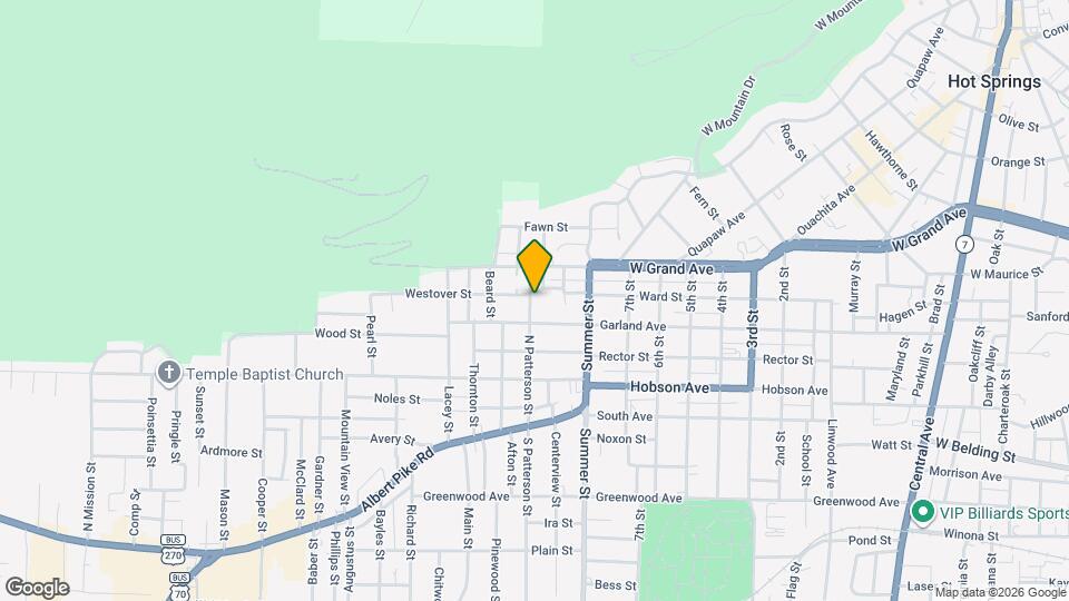 516 N Patterson St Map and Location Details