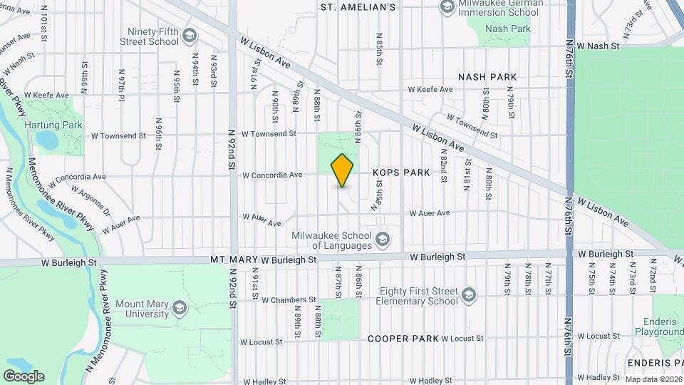 3244 N 87th St Map and Location Details