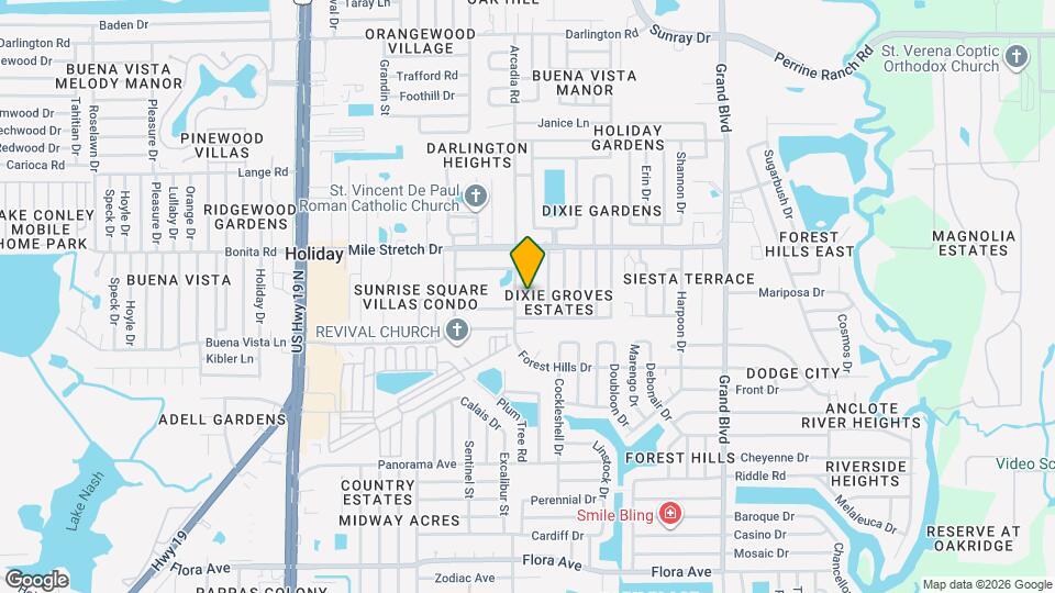 1845 Mary Ln Map and Location Details