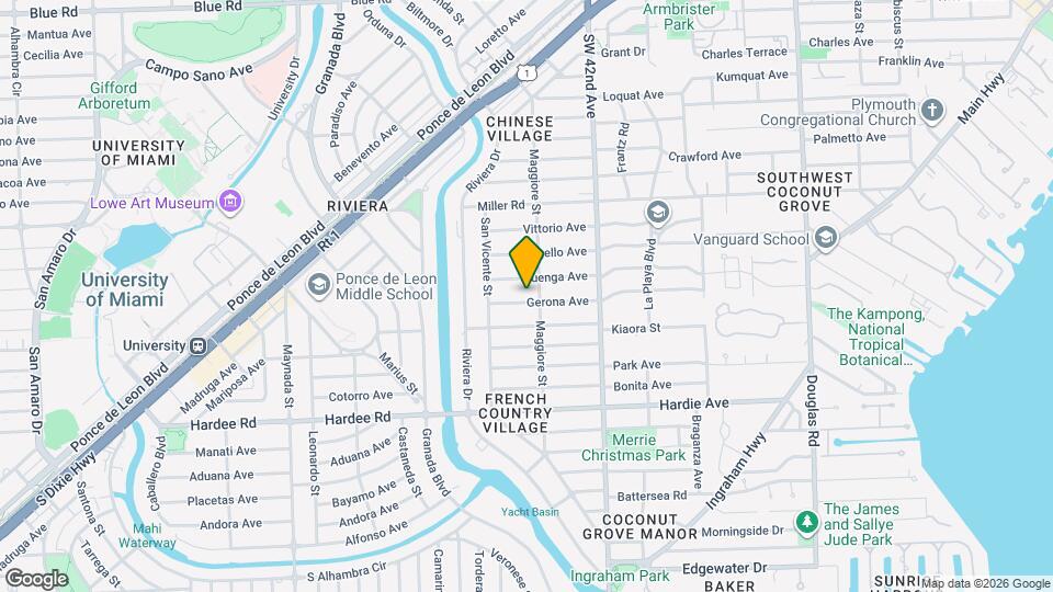 509 Gerona Ave Map and Location Details