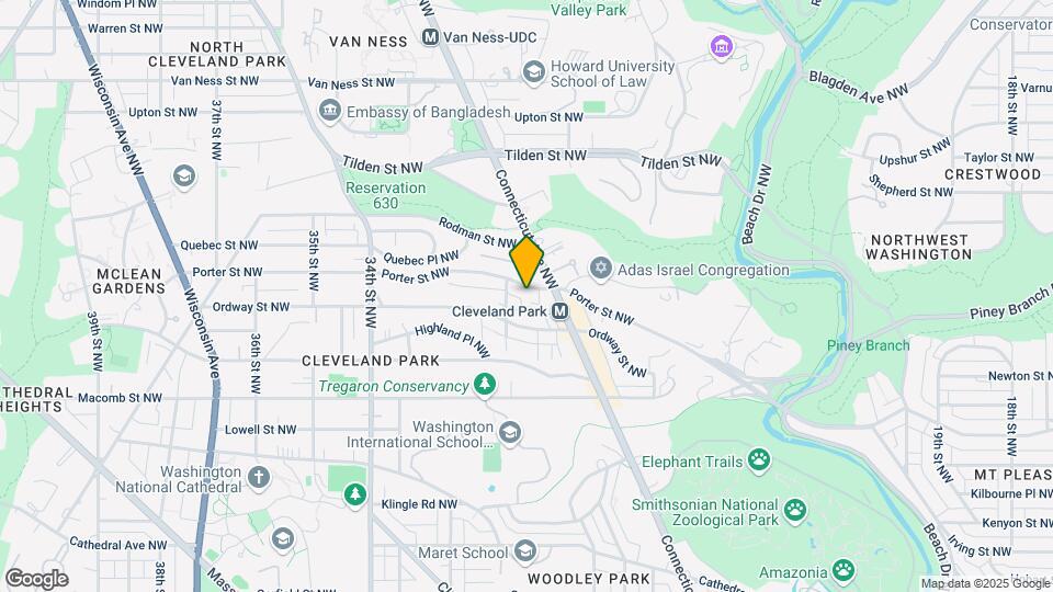 2926 Porter St NW Map and Location Details