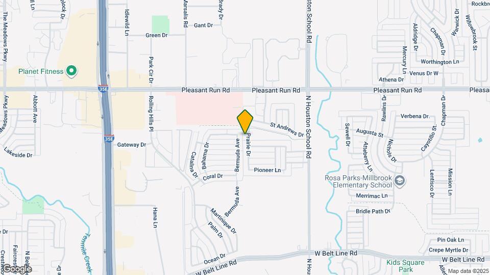 1343 Prairie Dr Map and Location Details