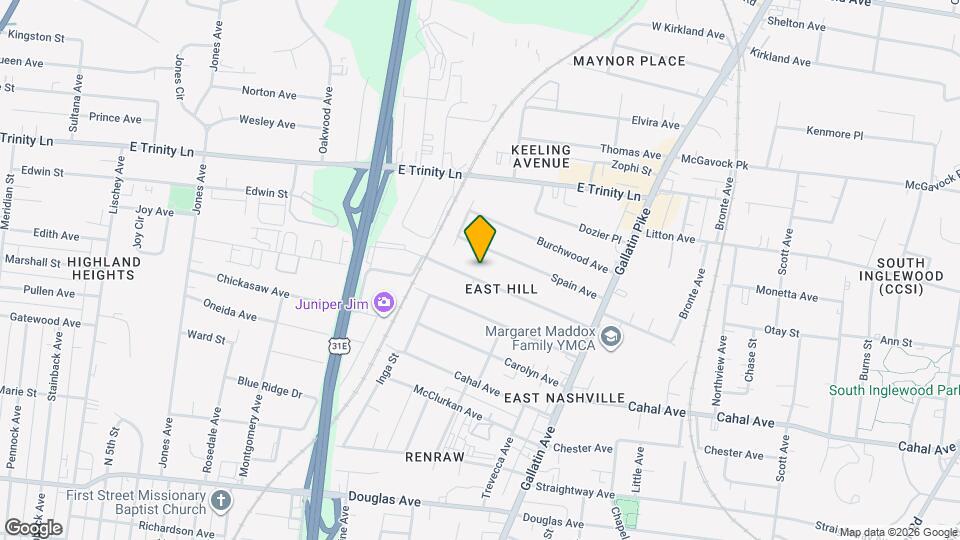 915 Delmas Ave Map and Location Details