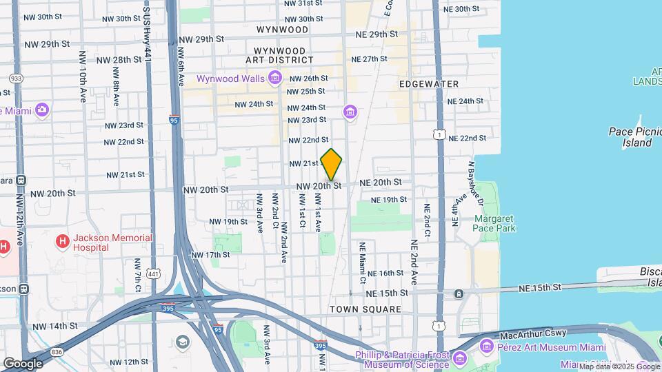 51 NW 20th St, Unit A1 Mapa y Detalles de la Ubicación