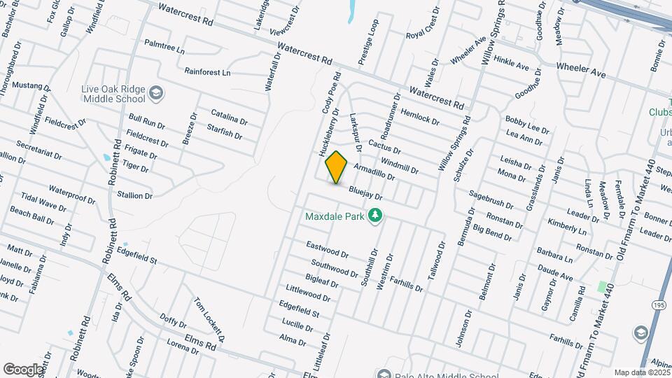 2806 Bluejay Dr Mapa y Detalles de la Ubicación