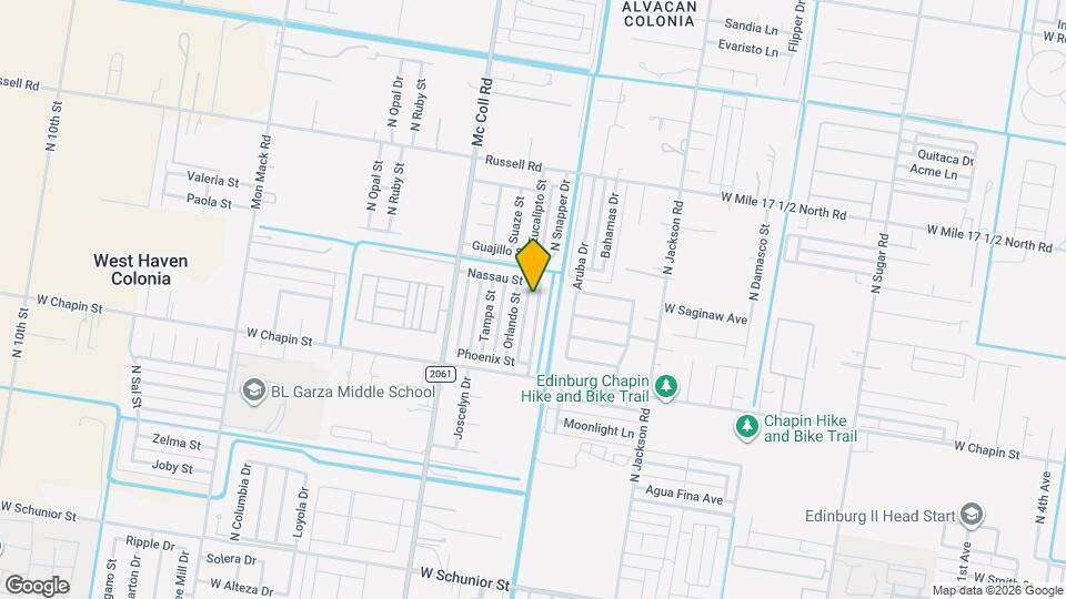 1621 Nassau St, Unit #D Mapa y Detalles de la Ubicación