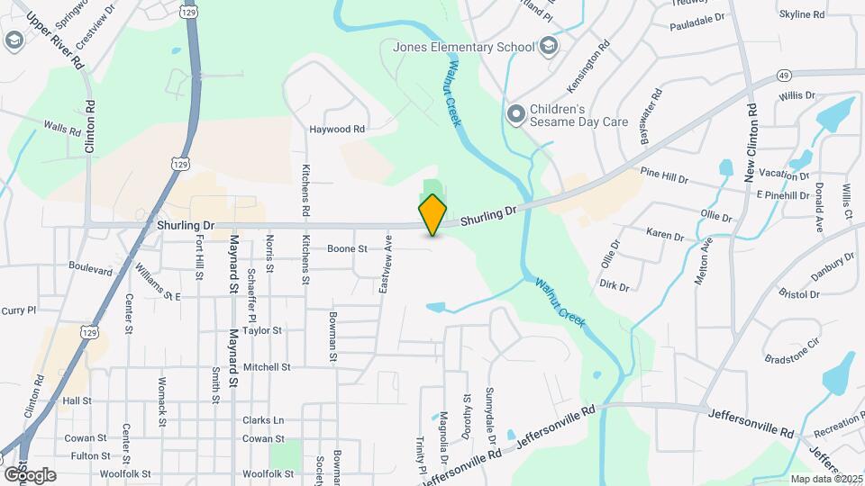 1284 Boone St Map and Location Details